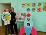День космонавтики в отделении сл. Сагуны